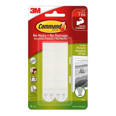 Command™ large Picture Hanging Strips
