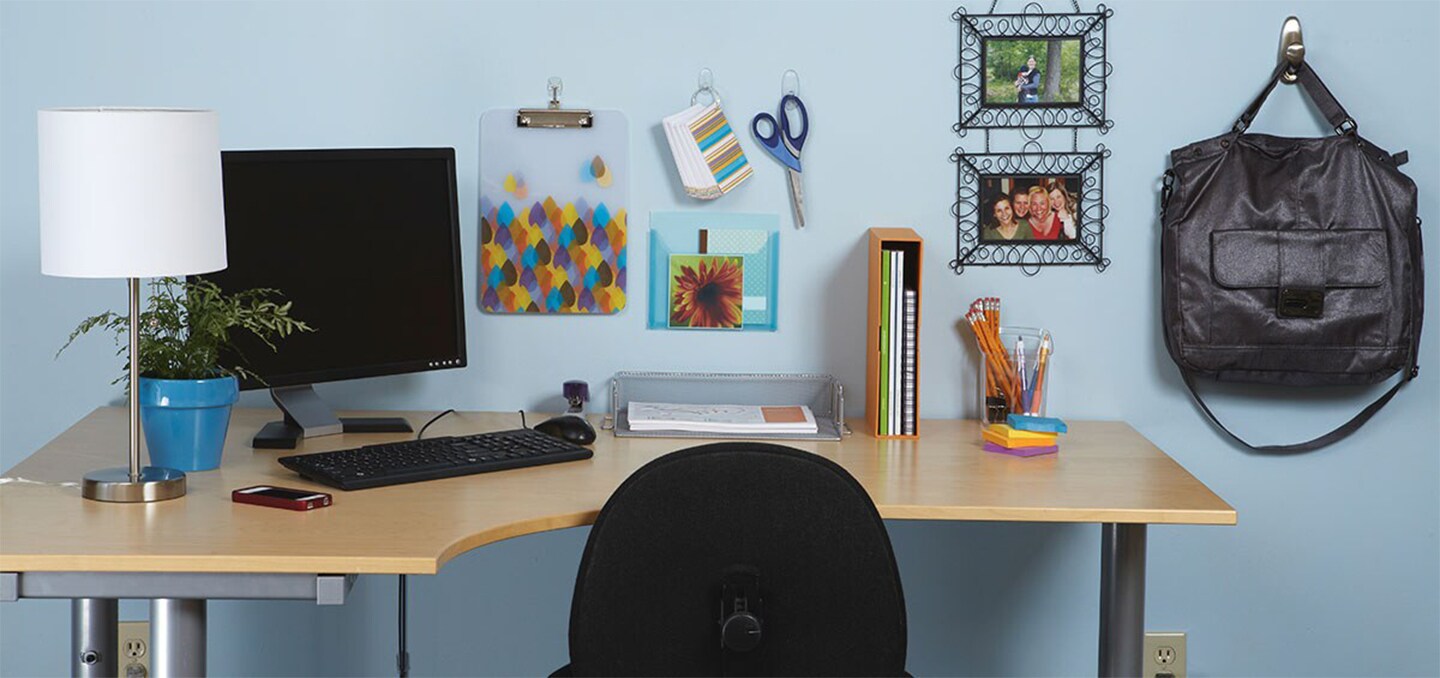 Home office wall idea from Command
