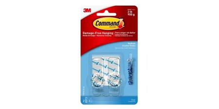 Command™ Clear Large Crystal Hook
