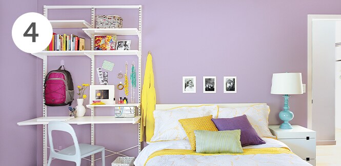 study room in bedroom idea
