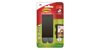 Command™ X-Large Picture Hanging Strips, Black
