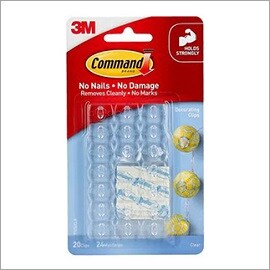 Command™ Clear Decorating Clips