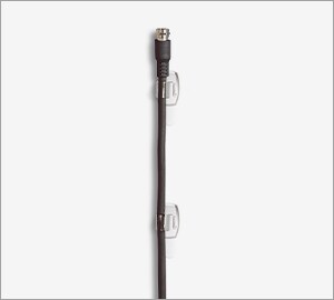 Organising cords and cables using Command™ cord organisation