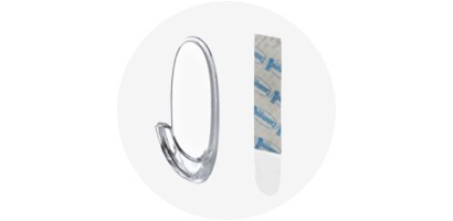 Command™ Clear Medium Hooks
