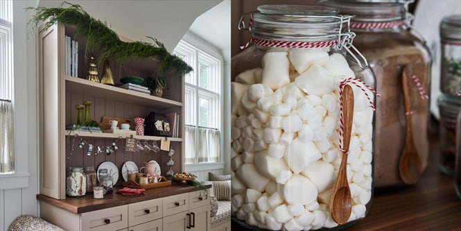 Christmas wall décor within your kitchen
