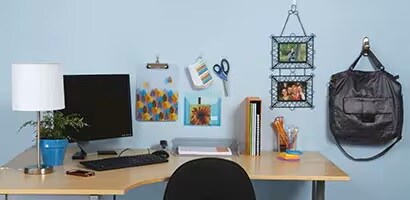 Home office wall idea from Command

