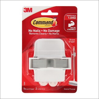 Command broom gripper