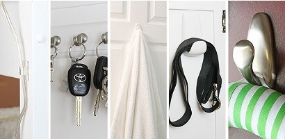 Getting the whole family organized with Command hooks and cord clips
