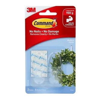 Command™ Medium Hooks Clear
