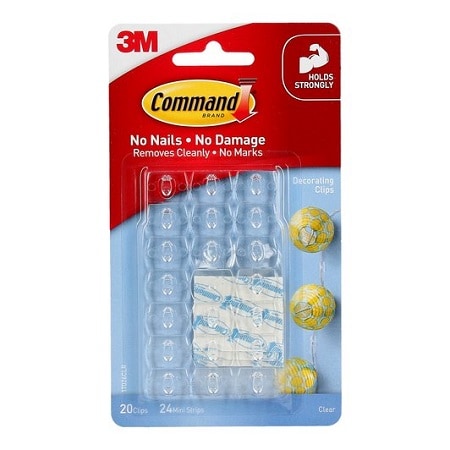 Command™ Decorating Clips Clear
