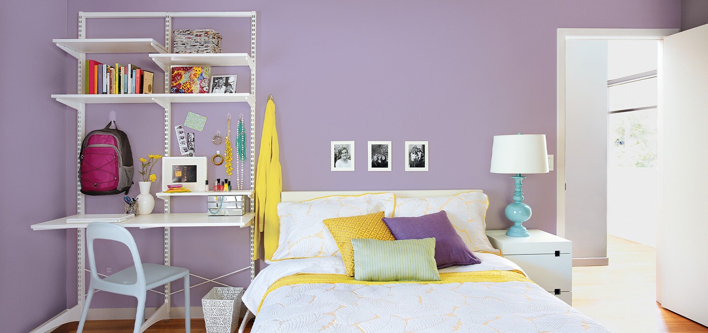 HDB study room ideas include using a study space in a small bedroom and using wall organisers

