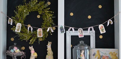 Easter Decor Display
