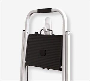 Hanging ladder using Command™ utility hooks