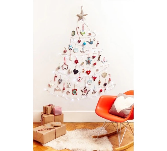 wall Christmas tree