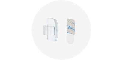 Command™ Clear Small Cord Clips or Clear Round Cord Clips
