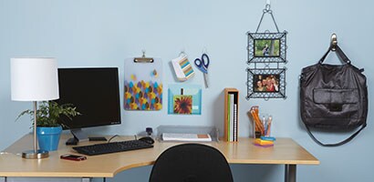 Home office wall idea from Command