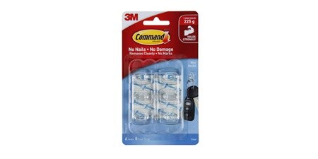 Command™ Clear Mini Hooks

